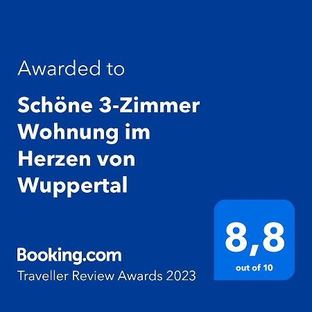 Schoene 3-Zimmer Wohnung Im Herzen Von Wuppertal Exterior foto